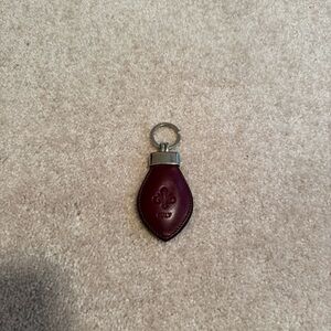 Italian Leather Keychain